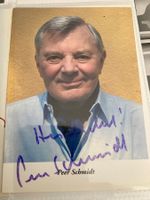 Peer Schmidt Original Autogramm ehe. Deutscher Schauspieler