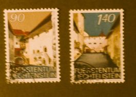 FL 1987 Freimarke Schloss Vaduz ET