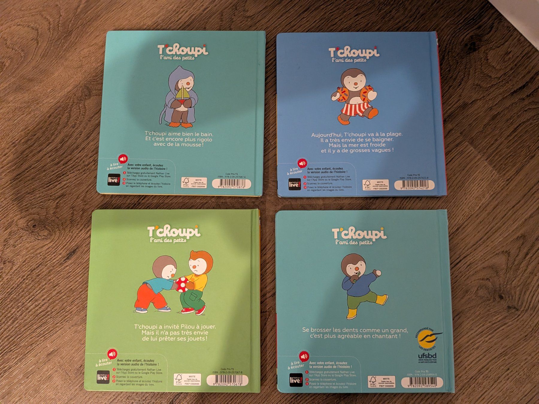 Libri: Lot 4 livres T'choupi – Usato da Brügg BE venduto da Bidou44 1