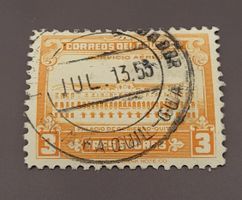 Ecuador 1944 flugpost alte briefmarke
