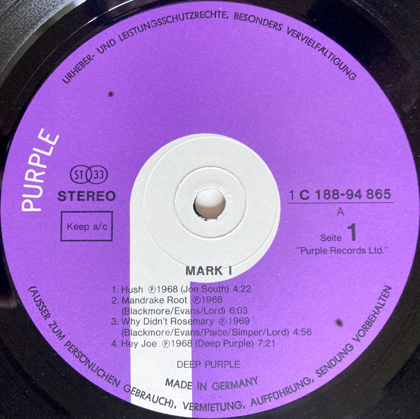 Dischi in vinile: DEEP PURPLE - MARK I & II – Usato da Bottens venduto da hotter-than-hell 2