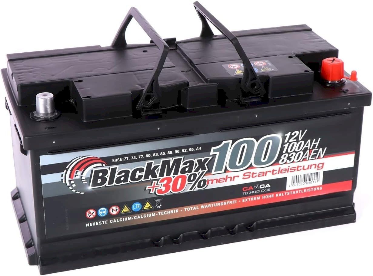 Batterie: BlackMax Autobatterie 12V 100Ah – Nuovo e nell'imballaggio originale da Bottighofen venduto da zaap 1