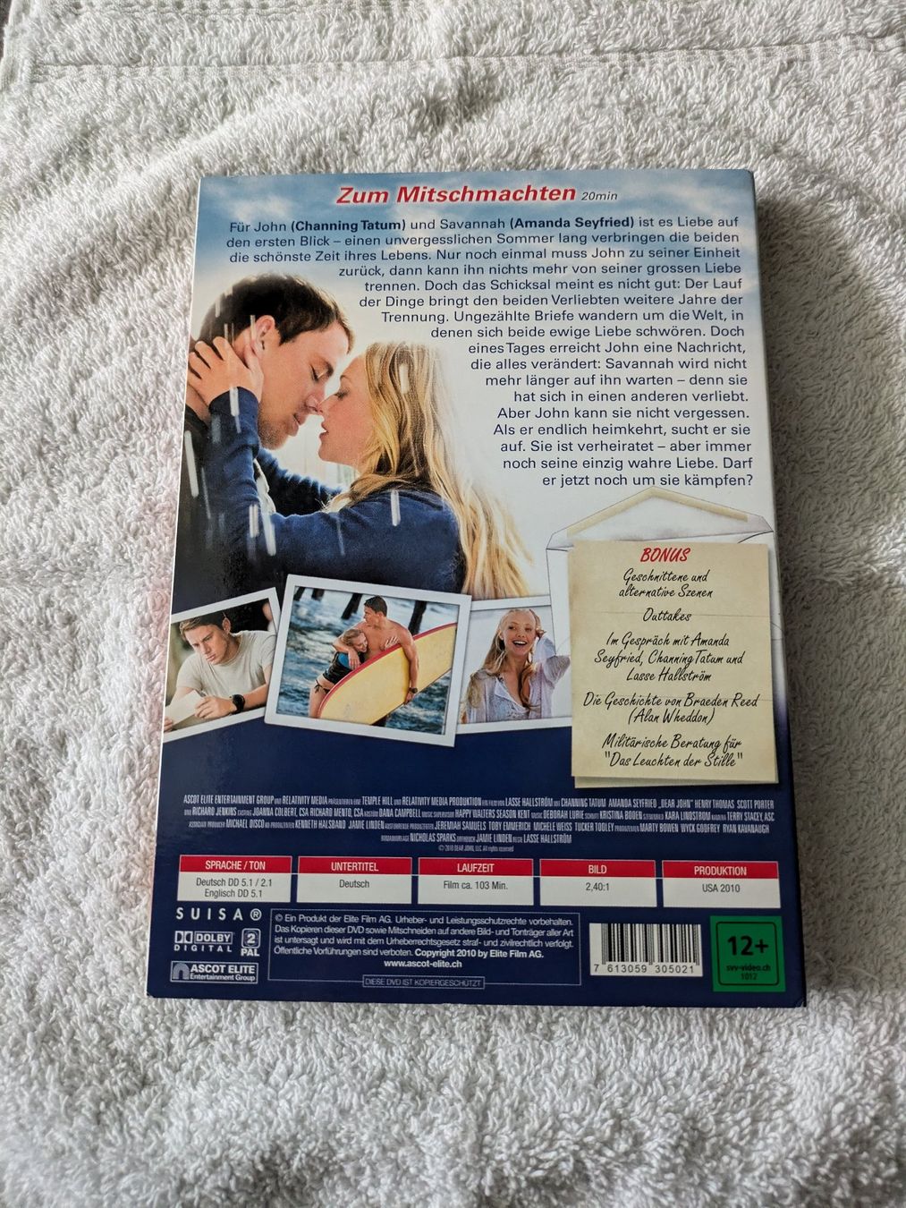 Tutti i DVDs: Dear John das Leuchten der Stille (DVD) – Usato da Liestal venduto da tonic 2