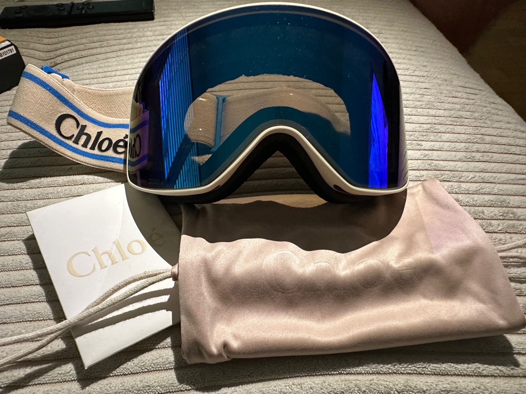 Chloé Brillen & Gläser: Chloé Damen Skibrille - ivory/blue – Neu (gemäss Beschreibung) aus Näfels von lor_8jwb 4