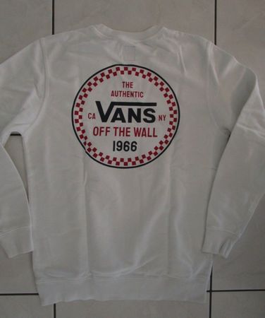 Sweatshirt Vans Gr. S weiss