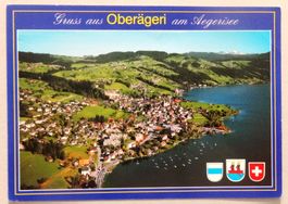 Oberägeri, Flugaufnahme mit Aegerisee