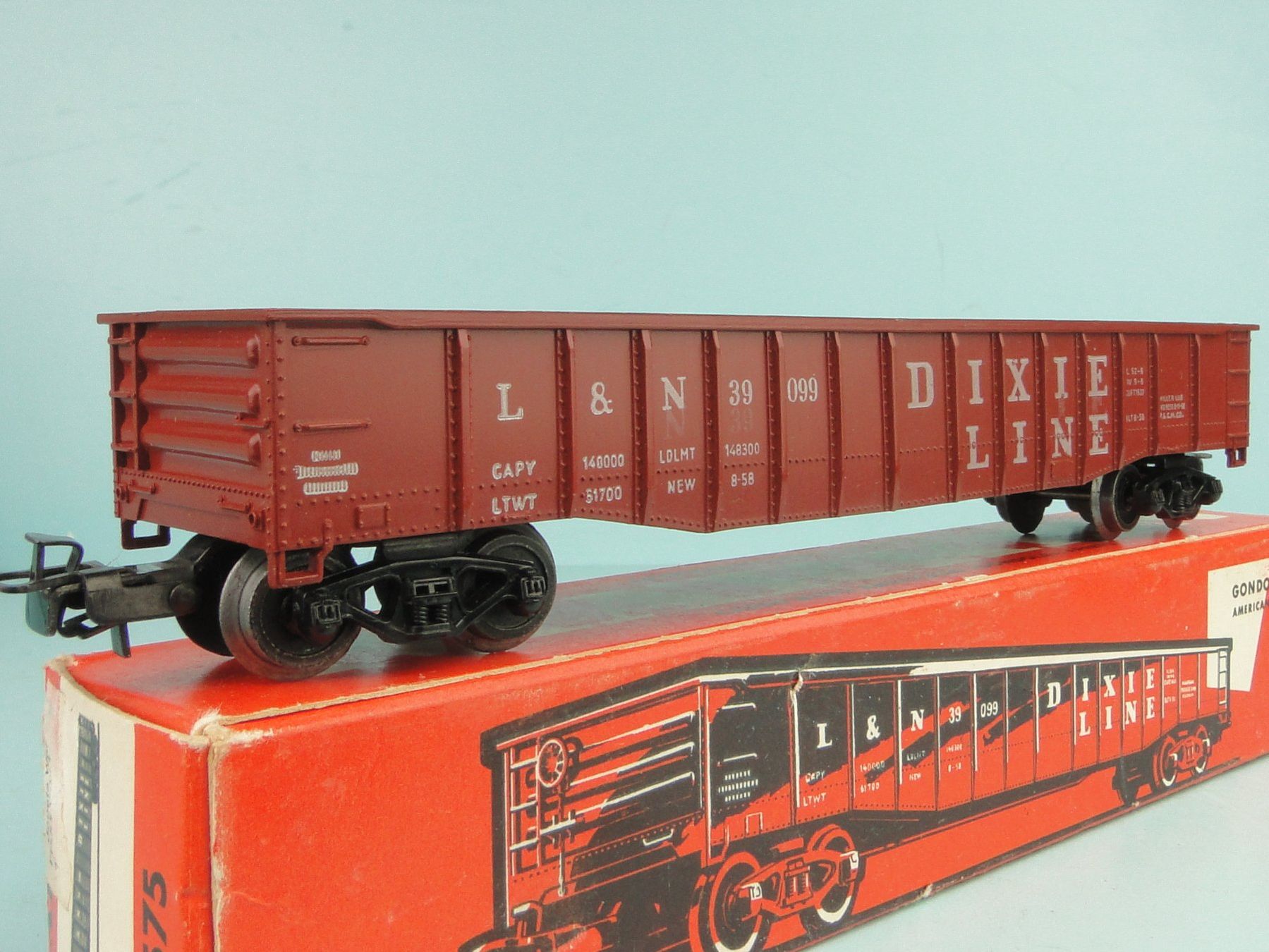 Märklin Modellini di ferrovie: Märklin 4575 Goldola L&N Dixie Line – Usato da Bülach venduto da cann11