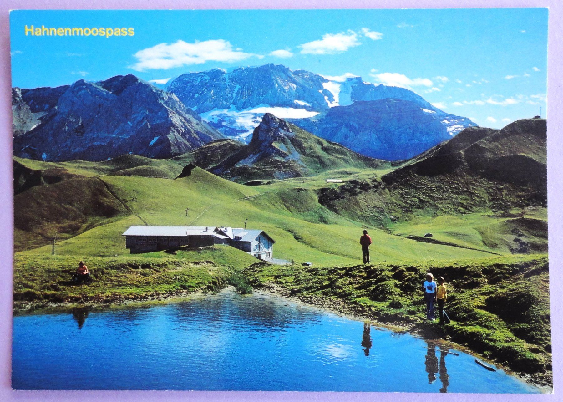 Cartoline postali: Berghotel Hahnenmoos 1957 m – Usato da Fétigny venduto da Billy2miny
