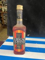 LIQUEUR FINE CURAÇAO MORAND MARTIGNY ANCIENNE BOUTEILLE 