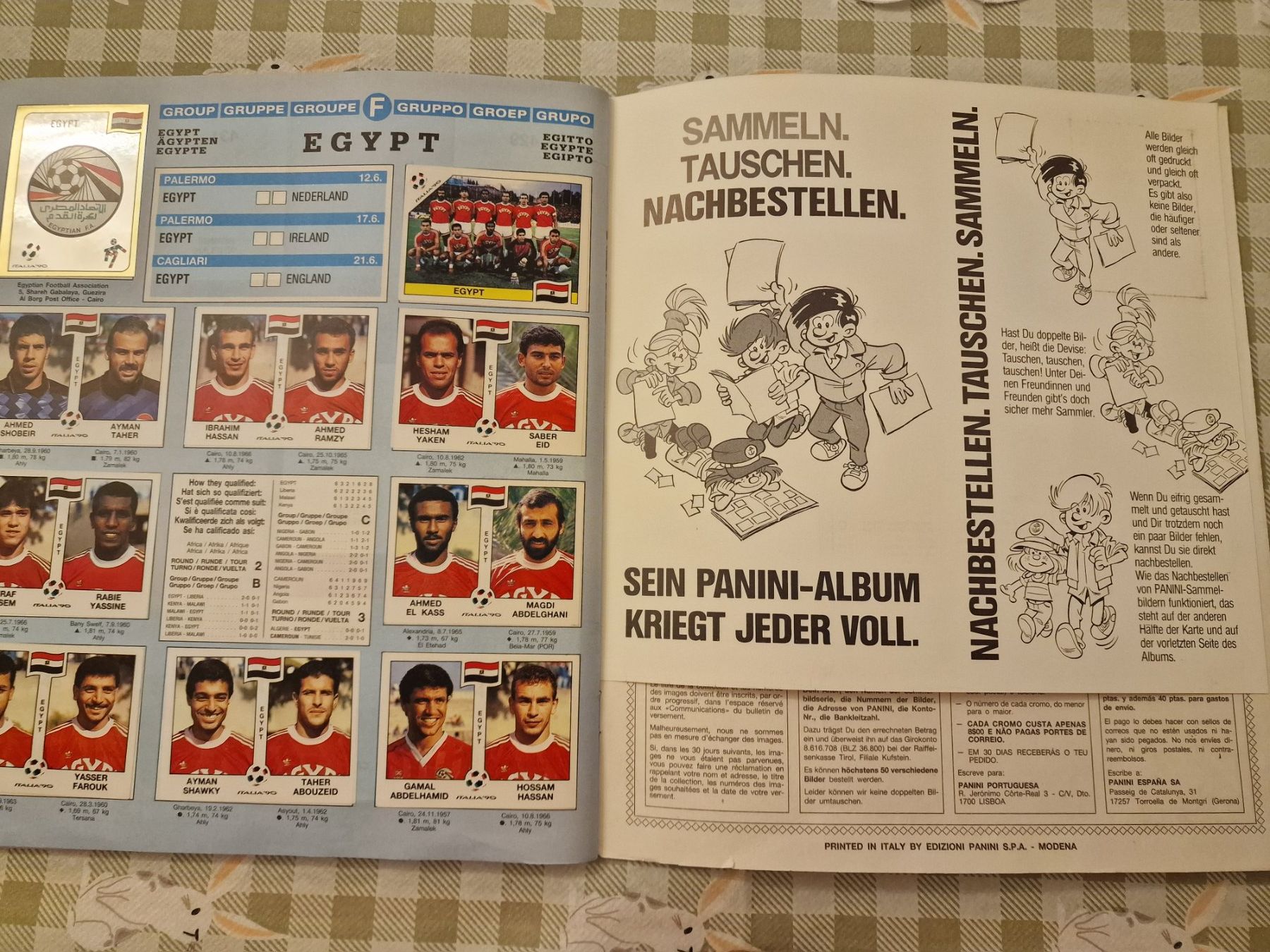 Panini Sammelbilder & Trading cards: Panini WM 1990 Album - schweizer Version – Gebraucht aus Adliswil von vendor123 9