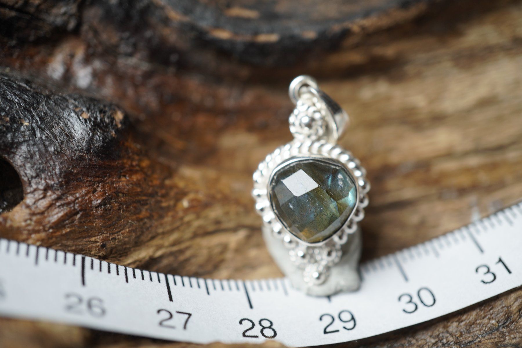 Ciondoli: Labradorit    Facettiert    Anhänger   925 Silber – Nuovo e nell'imballaggio originale da Balgach venduto da top_silver 5