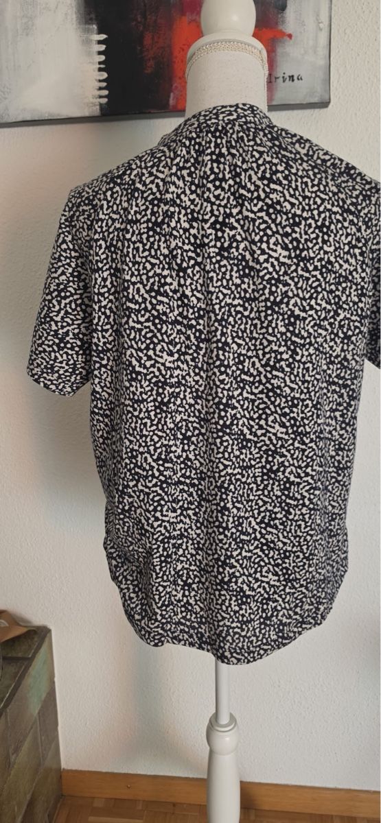 Marc O'Polo Camicette: Bluse Marc O'Polo Kurzarm Muster Grösse S – Usato da St. Gallen venduto da mania03 2