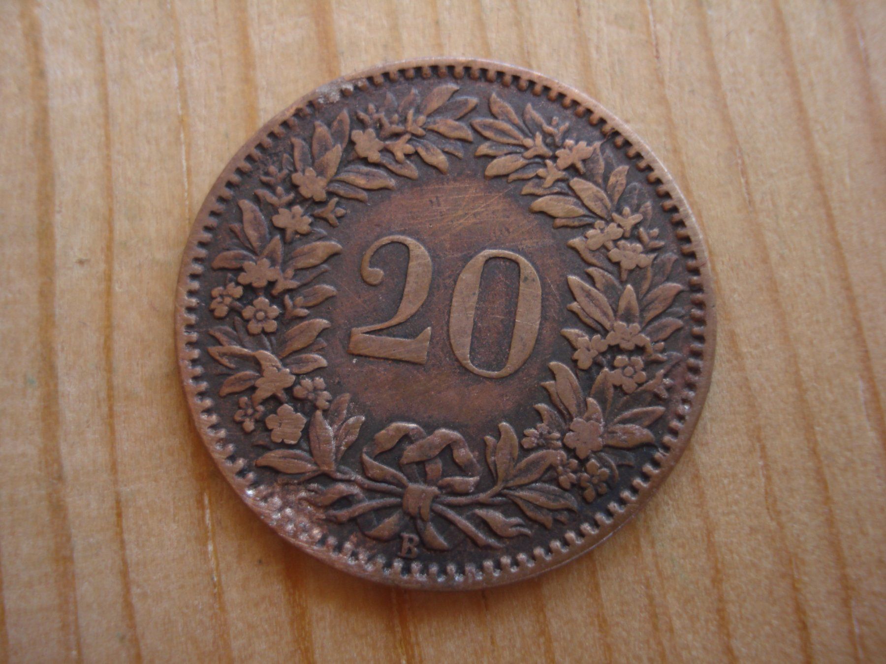 Tutti le monete: (P2) 20 Rappen 1859 – Usato da Erlach venduto da Net-Coins 1