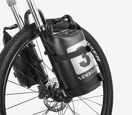 2er Set Pack Rolltop Wasserdichte Fahrradgabeltasche 3L