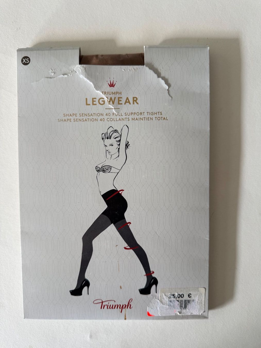 Calze & Collant: TRIUMPH, Strumpfhose SHAPE SENSATION Support, Grösse XS – Nuovo e nell'imballaggio originale da Rudolfstetten venduto da gst_g7xl