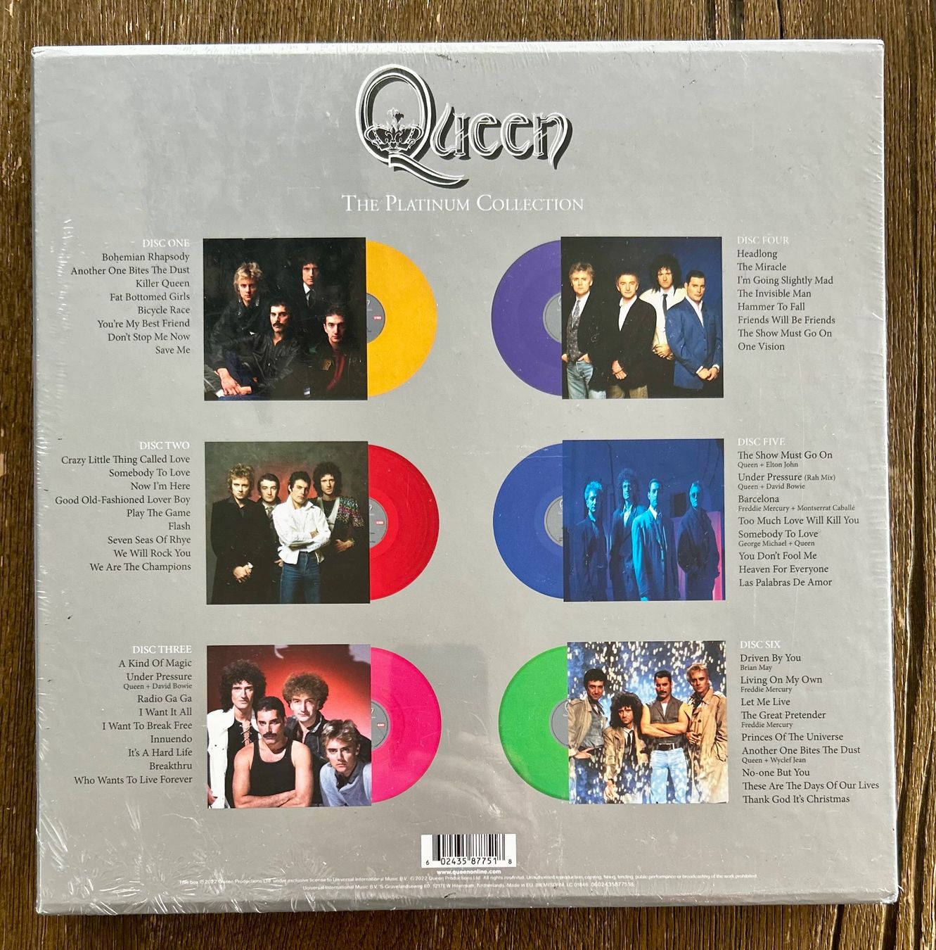 Dischi in vinile: QUEEN Platinum Collection (Ltd Coloured Package!) 6 x VINYL – Nuovo e nell'imballaggio originale da Basel venduto da forevermusic 1