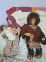Schwarzenberger Krippenfiguren, Maria, Josef und Jesuskind