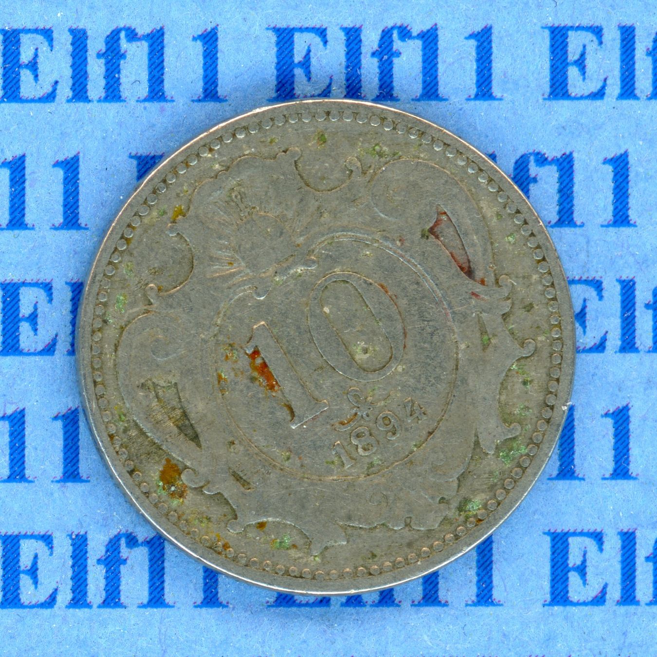 Alle Münzen: ATK___0.10 1894 -ss 10 Heller – Gebraucht aus Widnau von Elf11
