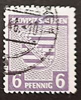 1945 Deutschland Sowj. Besatzungszone Provinz Sachsem