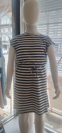 Sommerkleid weiss blau gestreift Only Kids