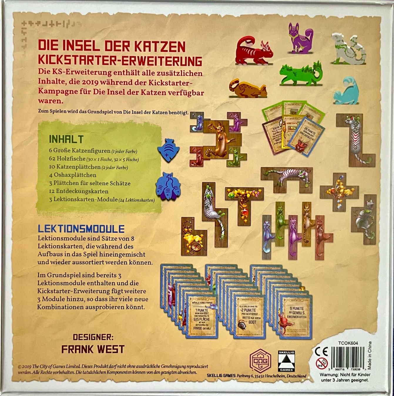 Giochi: Insel der Katzen inkl. Erweiterung – Usato da Zürich venduto da Goodsound 3