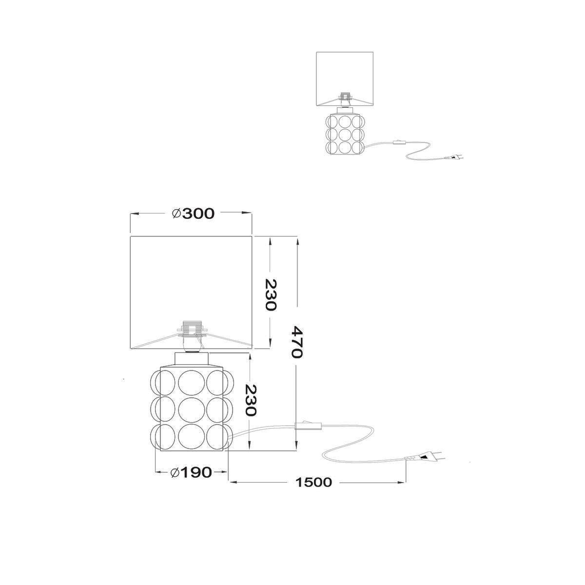 Lampade: Tischleuchte, Keramik, Grün, 47 cm Höhe – Nuovo (secondo la descrizione) da Kreuzlingen venduto da Smart-Light 4