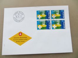 2 Briefe FDC Sondermarken 1970+77