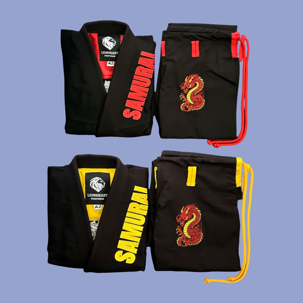 Kimonos: Kimono de jiu-jitsu brésilien SAMURAI A1 - A2 - A3 - A4 – Neu und originalverpackt aus Meyrin von LionheartFightwear 8