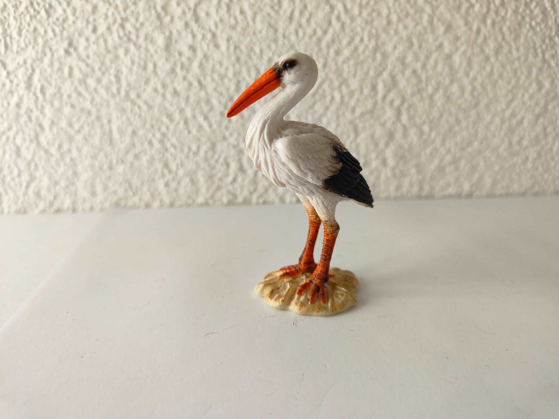 Schleich Statuette: Schleich Storch Bauernhof Waldtiere Vogel 2002 – Usato da Thalwil venduto da FigurenFreunde