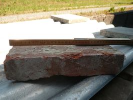 ANTIKE HANDGEMACHTE  ZIEGELSTEINE BACKTEINE GEBRANNTER TON