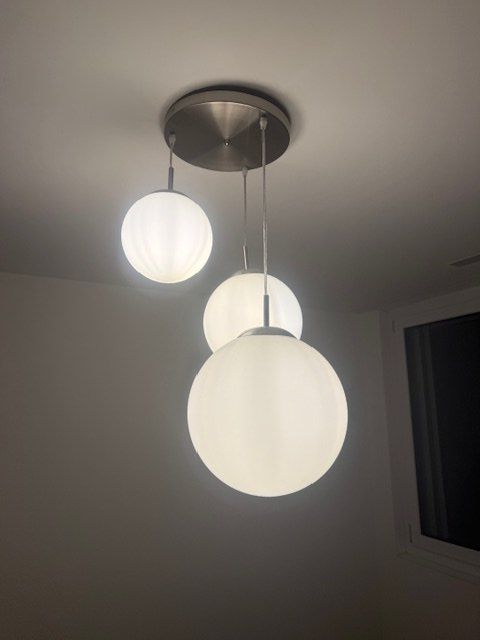 Kronleuchter & Deckenlampen: Rattan Hängeleuchte – Gebraucht aus Horgen von Zsgg 1