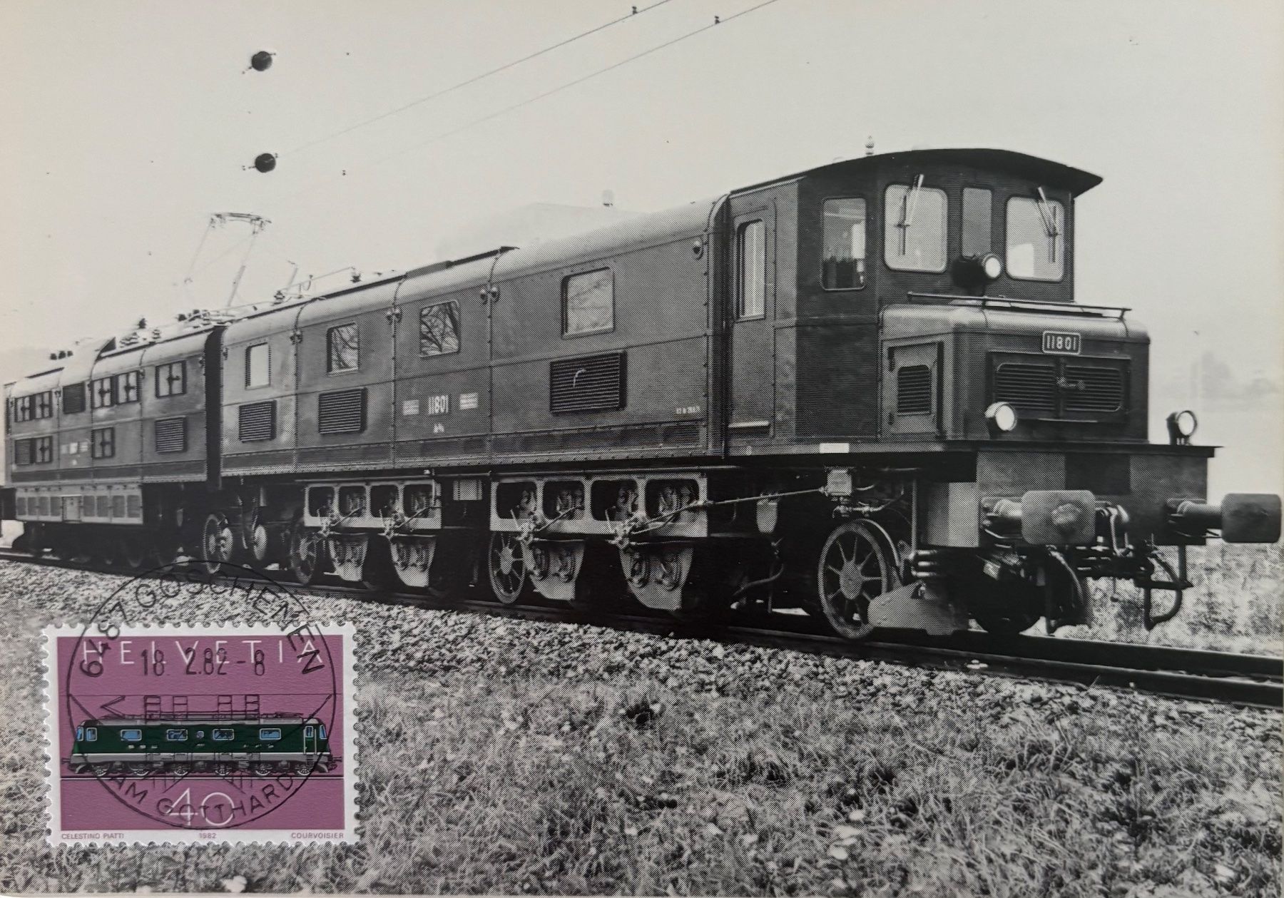 Ansichtskarten: Maximumkarte, Philatelie, SBB, Lokomotive – Gebraucht aus Frauenfeld von Merk52