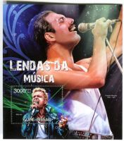 Block "Freddie Mercury, Billy Idol". Guinea-Bissau