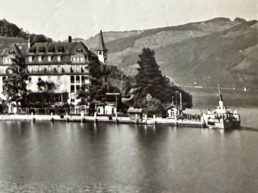 Cartoline postali: Spiez - Dampfschiff 1949 – Usato da Lutry venduto da Ediego 1