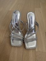 Steve Madden Strass High Heels Silber – Grösse 6.5