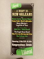 Konzertplakat Night In New Orleans 1978 Zürich (hat Falze)