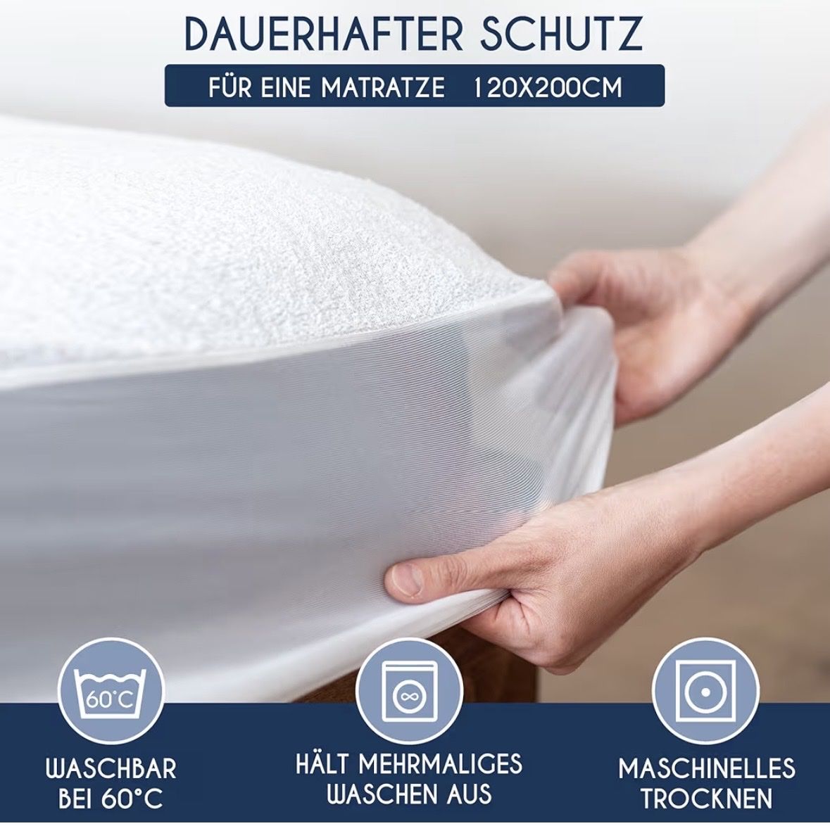 Biancheria da letto: 2 x Matratzenschoner 120x200 – Usato da Chur venduto da DDC17 2