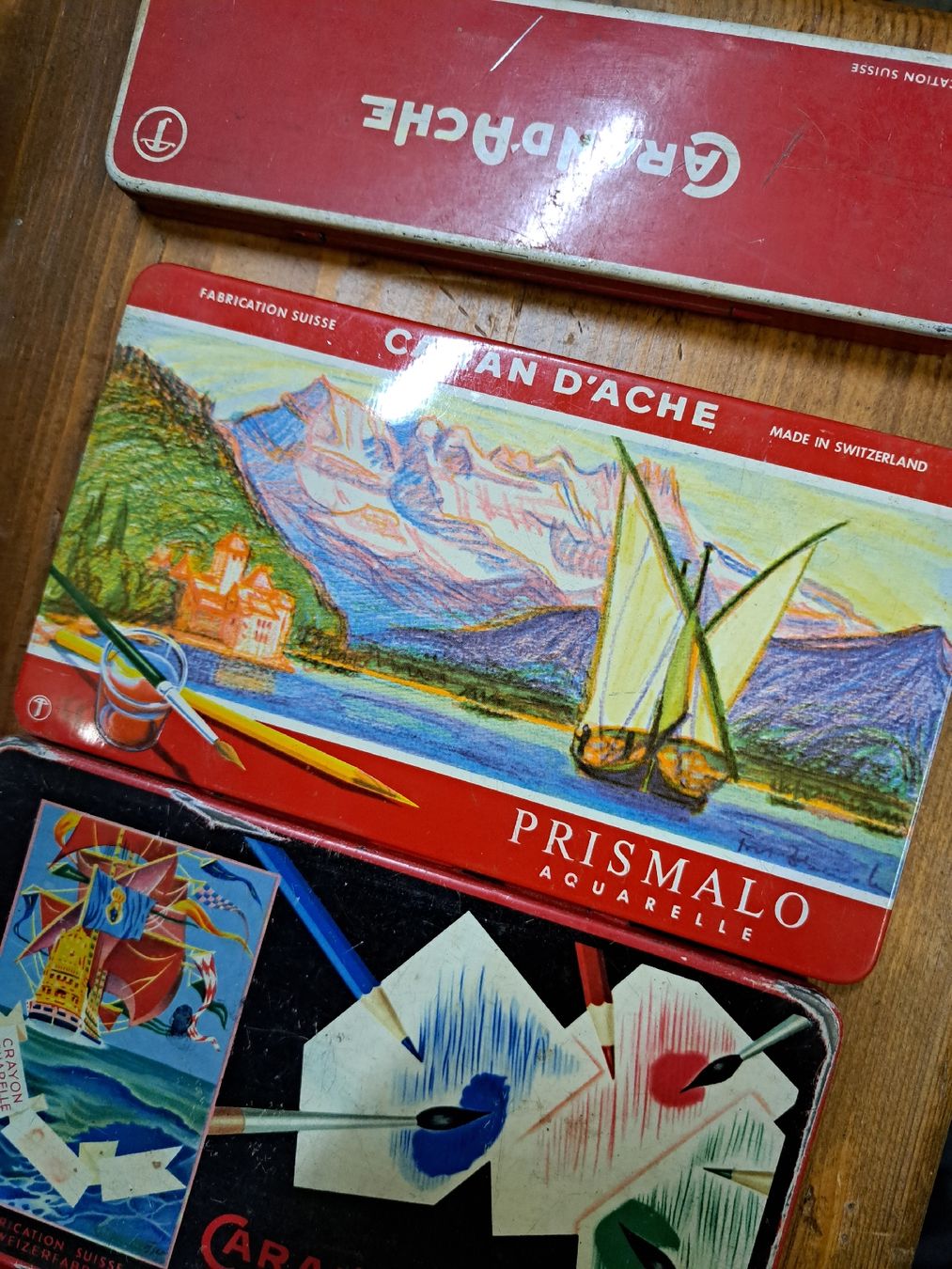 Barattoli: Alte Originale Caran d'Ache Blechboxen – Usato da Grossdietwil venduto da hufi10 2