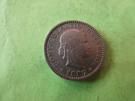 Schweiz 1887, 20 Rappen