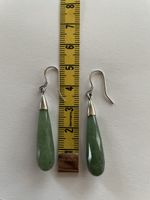 Ohrringe / Ohrhänger mit Silber und Edelstein Abenturin