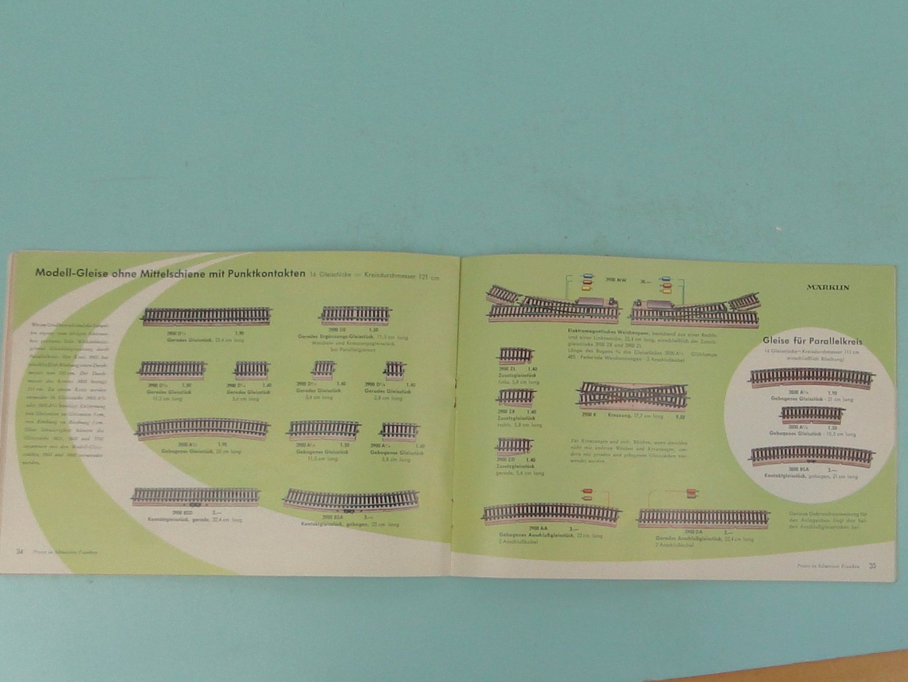 Märklin Dokumente: Märklin Katalog 1956 D SFR – Gebraucht aus Bülach von cann11 1