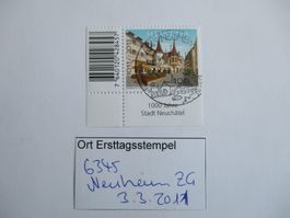 Voll Ort Ersttagsstempel 6345 Neuheim