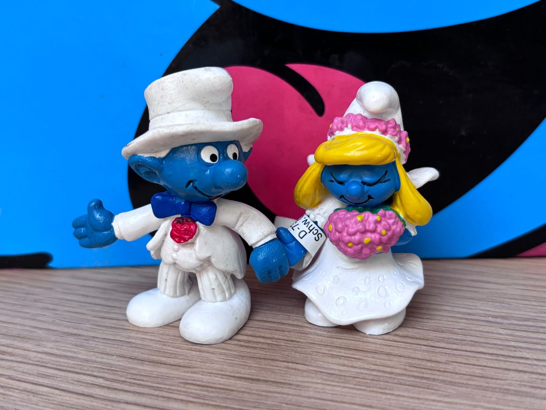 Schleich Figurines: Schlümpfe-Hochzeit / Ehepaar – D'occasion à Lyss par Duckszone