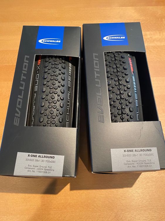 Pneu Schwalbe X-One Allround TS 700x33 Noir/beige - Tubeless Ready 29 Pouces