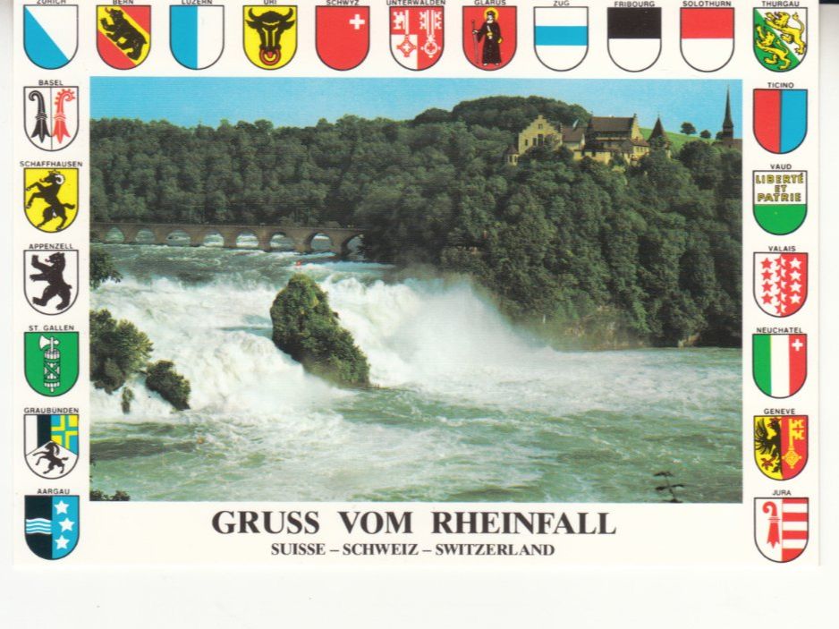 Cartes postales: Rheinfall ca. 1980 – D'occasion à Bürglen TG par StampGraf