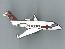 Plaketten & Abzeichen: Ambulanz Flugzeug REGA, Pin – Gebraucht aus Zürich von t24_de