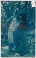 Liebespaar - Couple - Blaue Karte