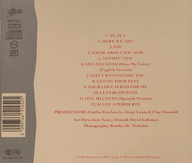 CDs: Gloria Estefan – Cuts both ways – Gebraucht aus Grüningen von azulgris 1