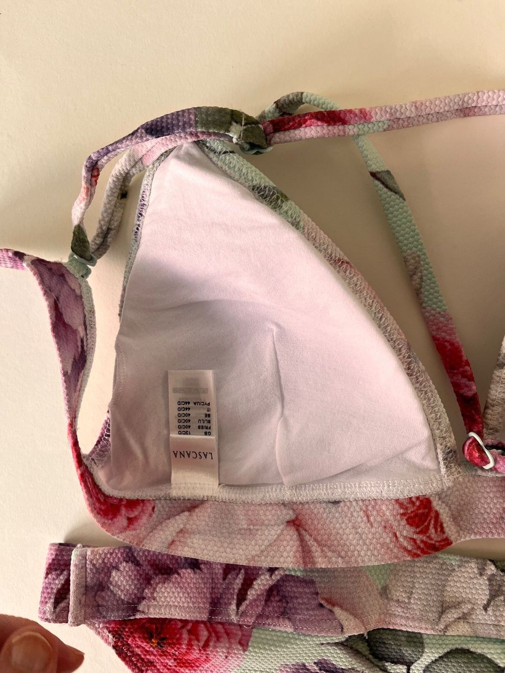 Lascana Costumi da bagno & Bikini: LASCANA, Bikini, Grösse 38C/D/38, Farbe Hellgrün mit Blumen – Nuovo e nell'imballaggio originale da Rudolfstetten venduto da gst_g7xl 2