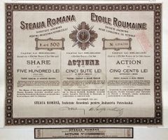 Steaua Romana SA pentru Industria Petroleului, Bukarest 1925
